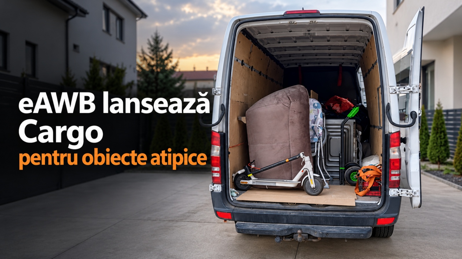 eAWB lansează Cargo: transport pentru mobilier, biciclete și obiecte care nu intră în locker