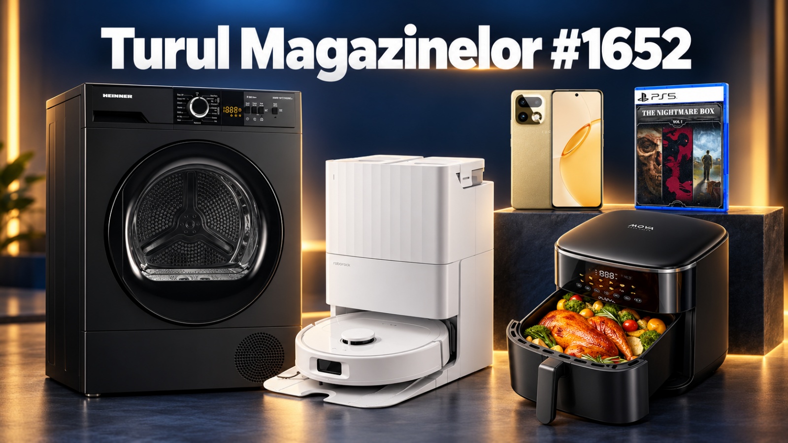 Turul Magazinelor #1652: Jocuri de Halloween, telefon realme rar, aspirator robot de nici 600 de lei
