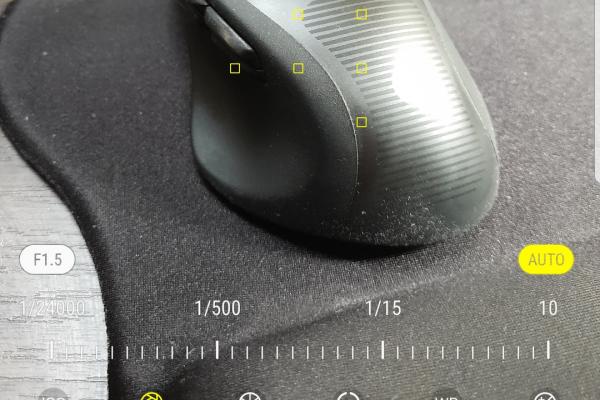 Interfață grafică cameră Samsung Galaxy Note 9 (capturi de ecran)