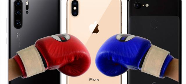 Care telefon e mai bun la fotografie; Huawei P30 Pro vs. Google Pixel 3 XL vs. iPhone XS Max (rezultat sondaj „Vot în Orb”)