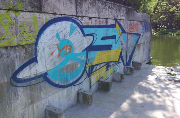Graffiti (Samsung Galaxy S7 vs Huawei P9 vs Xiaomi Mi 5): Xiaomi Mi 5