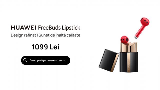 <b>Huawei aduce în România căştile Huawei FreeBuds Lipstick şi oferă detalii despre cât va costa Watch GT3</b>Cu câteva săptămâni în urmă Huawei a organizat la Viena un eveniment care a marcat debutul european al lui Huawei Nova 9 şi al lui Huawei Nova 8i. Tot atunci au sosit şi căştile FreeBuds Lipstick, cu o propunere inedită de toc în formă de ruj pentru