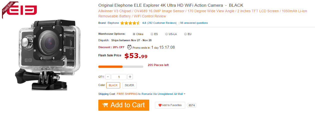 Black Friday made in China: iată cele mai bune oferte din 2016 ale Gearbest, Everbuying, TomTop și alți retaileri asiatici - imaginea 29