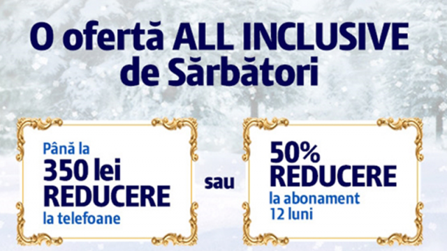 <b>De Sărbători, Digi Mobil oferă reduceri de până la 350 lei pentru achiziția de smartphone-uri; noii clienți pot opta și pentru discount-uri de 50% la plata abonamentului pe 12 luni</b>Astăzi operatorul Digi Mobil anunță oferta de Sărbători ce este destinată exclusiv noilor clienți ce decid să încheie un contract de voce și date. Cei care optează pentru portarea numărului de abonament din altă rețea în rețeaua Digi vor beneficia de un