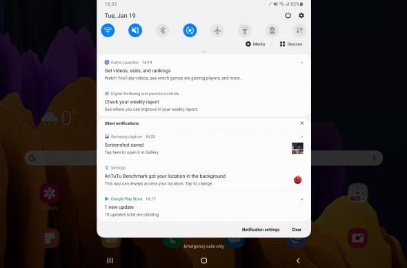 Galerie capturi de ecran Samsung Galaxy S7+ 5G (Screenshots intefață grafică): Screenshot_20210119-163349_One UI Home.jpg