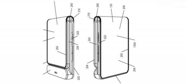 Viitorul pliabil cu clapetă MOTO RAZR ar putea avea un display care se pliază spre exterior (brevet)