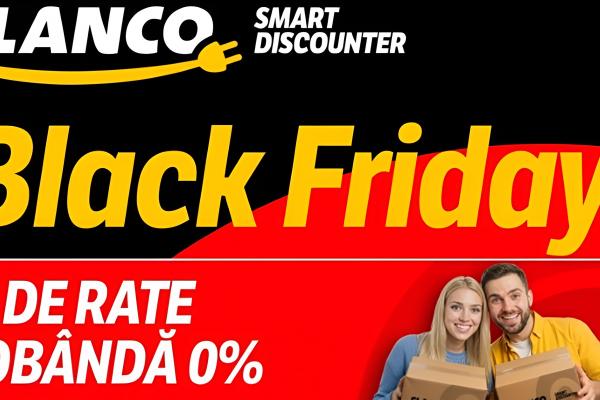 Black Friday „de iarnă” acum la Flanco! Catalogul cu oferte e activ și ne aduce friteuză la 99 lei, smart TV de 139 cm, 4K la 1.699 lei