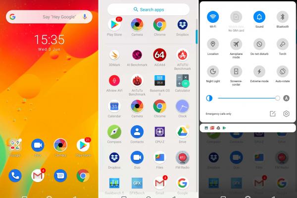 Interfață grafică Allview Soul X7 Pro (Capturi de ecran)
