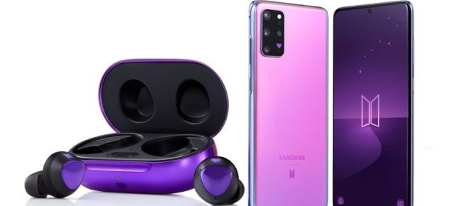 Samsung Galaxy S20+ în varianta violet BTS debutează oficial; Avem și căști Galaxy Buds+ BTS 