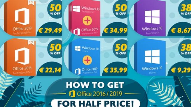 <b>(P) Iată cum obții o licență Office 2016/2019 cu 50% reducere pe Keysworlds.com; Avem și Windows 10 Pro la 8.67 euro</b>Reducerile de vară au început în forță și pe lângă promoții asociate produselor hardware, avem și multe oferte pentru produsele software precum este cazul licențelor Microsoft