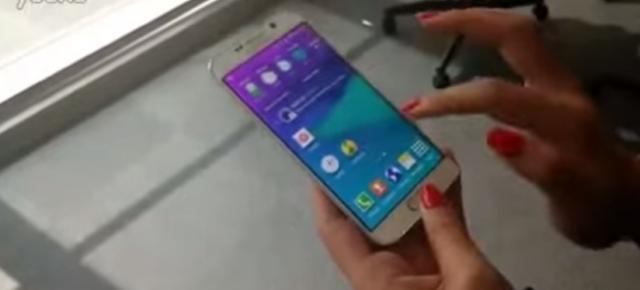 Samsung Galaxy S6 Edge are parte de un test de rezistenţă, fiind aruncat violent pe jos (Video)