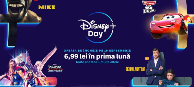 Disney+ Day vine cu noi filme și seriale plus o ofertă de neratat: prima lună de Disney+ la doar 6.99 lei