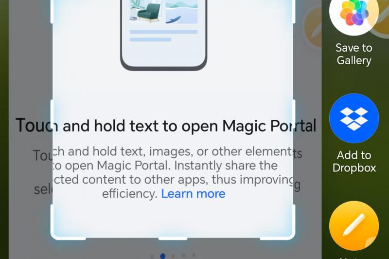 HONOR 400 Lite - OS, UI & APPS: Screenshot_20250522_142004_com_hihonor_hndockbar_MagicPortalServiceActivity.jpg