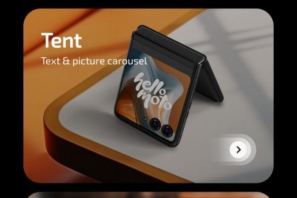 Motorola razr 60 Ultra - UI ecran extern