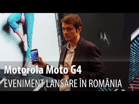 Lansare Lenovo Motorola Moto G4 în România; Prezentarea brandului Lenovo Moto cu Andi Moisescu