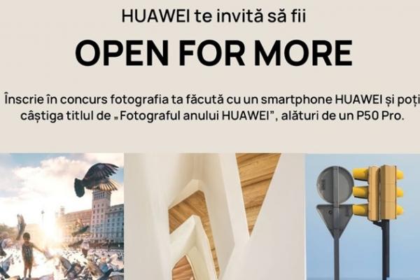 Workshop-urile de fotografie Huawei îţi aduc premiu un Huawei P50 Pro şi titlul de "Fotograful anului HUAWEI"