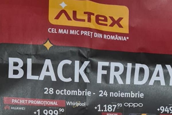 Catalogul Altex Black Friday 2021 a ajuns pe Internet; Iată câteva reduceri!