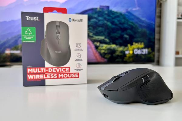 TRUST Ozaa+ Review: Mouse wireless multi-device, pentru productivitate și cu scroll orizontal