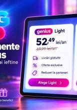 Te gândeai să îți faci eMAG Genius sau să îl reînnoiești, dar ți se părea cam scump? Acum poți profita de reducerea de 25% pentru Light și Premium