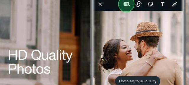 Următoarea versiune WhatsApp va aduce un toggle pentru transferul foto/video la calitate HD automat