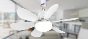 E LUNI e AMAZON: Azi vă recomandăm un ventilator de tavan cu lumină LED încorporată și telecomandă, ușor de montat în orice locuință