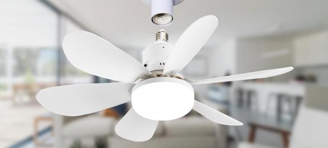 E LUNI e AMAZON: Azi vă recomandăm un ventilator de tavan cu lumină LED încorporată și telecomandă, ușor de montat în orice locuință