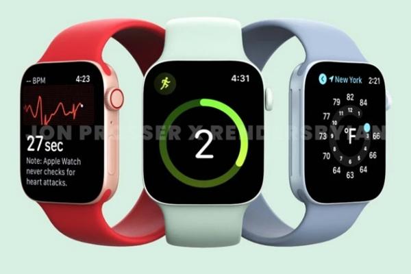 Apple Watch Series 7 apare în randări realiste! Smartwatch-ul va avea muchii drepte în stil iPhone 12 și va fi disponibil în mai multe culori