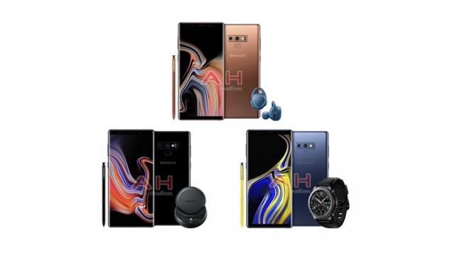 <b>Samsung Galaxy Note 9 prezentat acum și pe Maro, respectiv Negru; Precomenzile ar putea aduce cadouri atractive</b>Scăpările continuă pentru phablet-ul Samsung Galaxy Note 9 și astăzi o zi în care vedem terminalul prezentat în alte două variante de culoare și anume negru, respectiv maro. De asemenea, în aceste randări se pot vedea și o serie de 