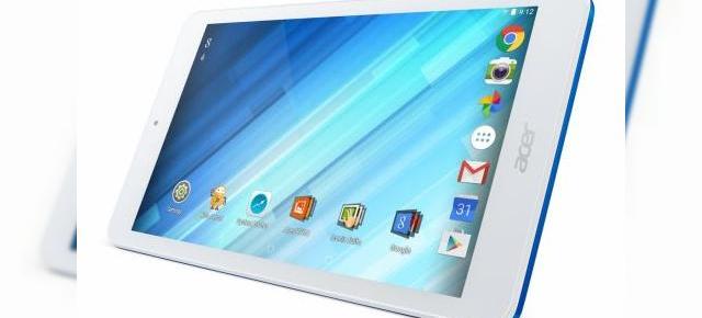 CES 2016: Acer prezintă tableta Iconia One 8 (B1-850), destinată familiilor, vine cu funcții speciale pentru cei mici