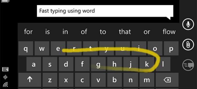 Tastatura Microsoft Word Flow ar putea sosi în curând pe iOS şi Android