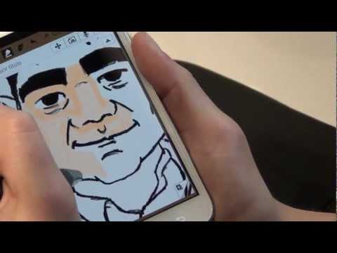 Samsung Galaxy Note artist - Mobilissimo.ro MWC 2012