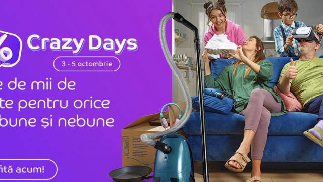 <b>eMAG Crazy Days vine cu sute de mii de oferte: laptop pentru facultate 2023, Galaxy S22 la reducere</b>eMAG Crazy Days tocmai a început şi avem de-a face cu o campanie de reduceri la eMAG, care aduce sute de mii de oferte la produse că laptopuri, telefoane, televizoare, electrocasnice mici, produse de menaj şi gadget-uri. Am făcut o selecţie mai jos şi vă 