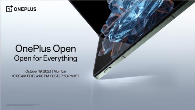 <b>OnePlus Open are confirmat debutul de pe 19 octombrie prin noi materiale teaser</b>OnePlus se apropie cu pași repezi de o bornă importantă și anume lansarea primului smartphone pliabil din portofoliu, un dispozitiv care va deschide calea companiei către noi posibilități. Ieri aflam că este vorba despre data de 19 octombrie