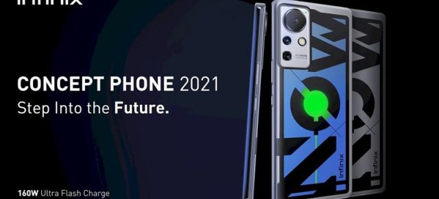 MWC 2021: Infinix a prezentat un telefon concept care se încarcă în doar 10 minute, are cameră periscop, spate cameleon