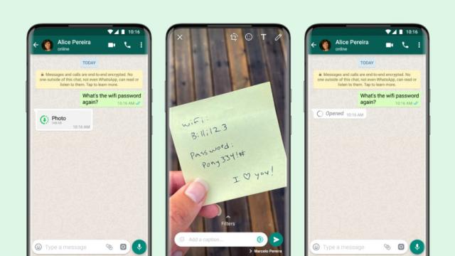 <b>WhatsApp primește o nouă funcționalitate: "View Once" implică fotografii și clipuri care dispar imediat după vizualizare</b>Imediat după scandalul referitor la noua politică de confidențialitate WhatsApp prin care utilizatorii erau amenințați cu blocarea funcționalităților din aplicație, ba chiar și cu ștergerea contului, am văzut cum dezvoltatorul 