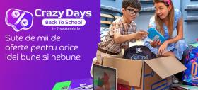 Crazy Days în ediția Back to School e acum la eMAG (5-7 septembrie): Laptopuri reduse cu sute de lei, ghiozdane și rechizite școlare, gadget-uri utile și accesibile