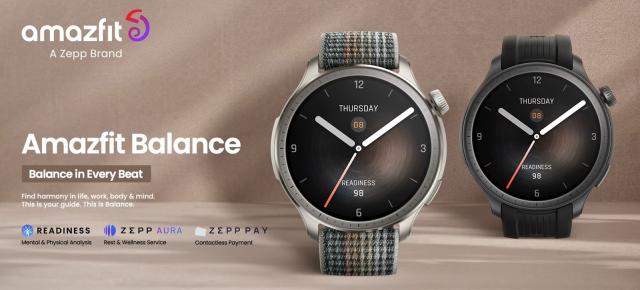 IFA 2023: Smartwatch-ul Amazfit Balance a fost prezentat! Un „partener” pentru sănătatea fizică și mintală a purtătorului, cu chatbot AI încorporat, NFC pentru plăți