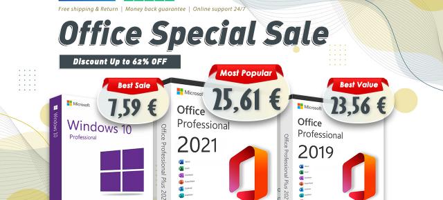 GoDeal24 revine cu oferte speciale pentru cele mai populare licențe software comercializate; Ai Windows și pachete Office cu până la 62% discount