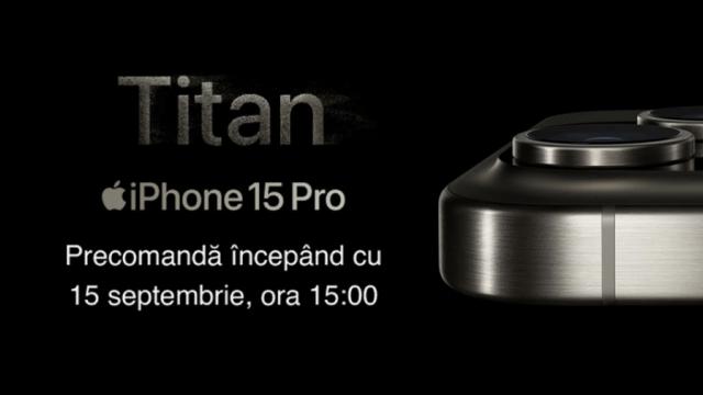 <b>Preț și disponibilitate Apple iPhone 15 Pro Max în România</b>iPhone 15 Pro Max este de departe cel mai așteptat model din noul cvartet pregătit de Apple pentru anunț pe data de 12 septembrie, iar astăzi, cu 24 de ore înainte de marele debut descoperim că retailerii din România au pus la cale 