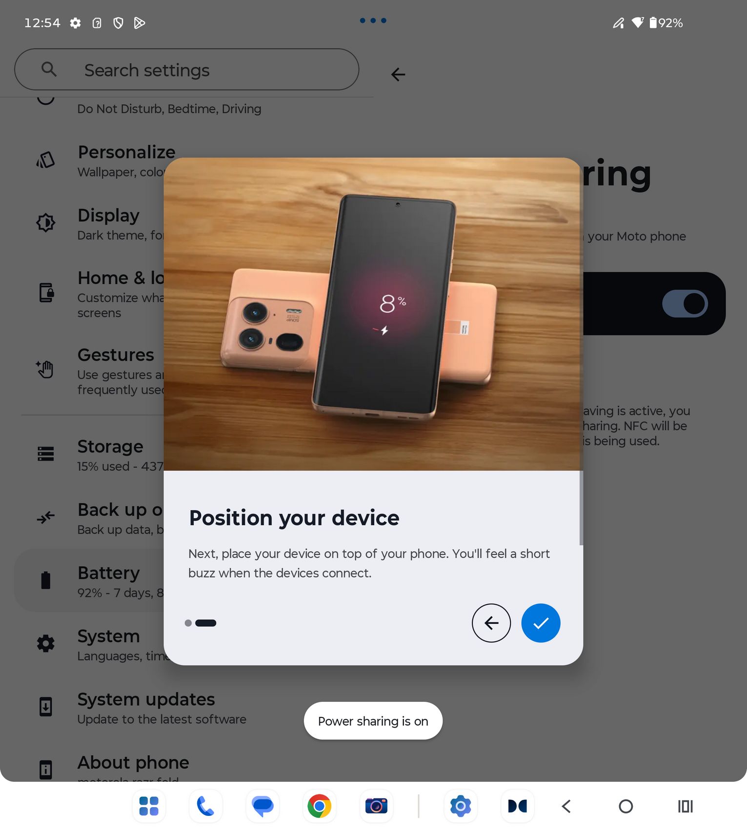 Motorola RAZR Fold - Screenshots baterie: Baterie_ (8).jpg