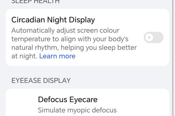 Honor Magic8 Lite - Setări Ecran
