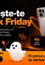 Orange dezvăluie data Black Friday 2026 și primele produse la reducere; Premiul cel mare la tombolă este un OPPO Find X10 Pro Max de 8.999 lei
