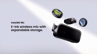 Insta360 Mic a fost lansat oficial: microfon wireless cu ecran E-Ink personalizabil, înregistrare 32-bit și autonomie de până la 34 de ore