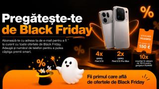 Orange dezvăluie data Black Friday 2026 și primele produse la reducere; Premiul cel mare la tombolă este un OPPO Find X10 Pro Max de 8.999 lei