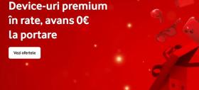 La Vodafone plătești zero avans pentru telefoane noi; Oferta la portare pentru telefoane şi gadgeturi, inclusiv PS5