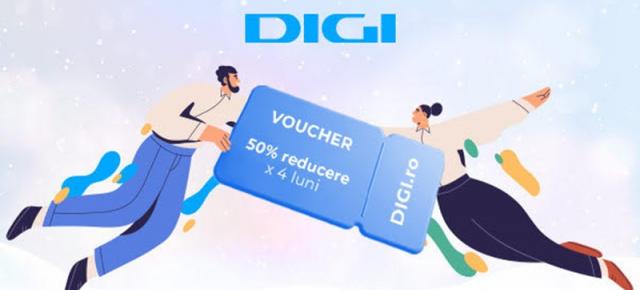 De sărbători ai 50% reducere la orice serviciu nou DIGI în primele 4 luni: Internet Fiberlink 1000 la doar 20 de lei pe lună 