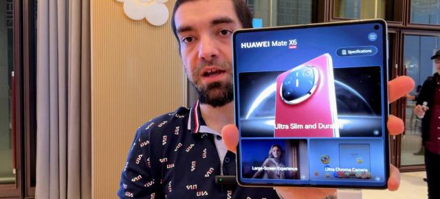Lansare HUAWEI Mate X6 în Dubai: un pliabil ultra-subțire cu camere de excepție și design premium
